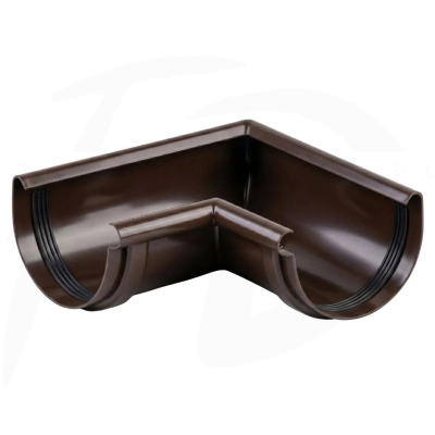 Narożnik wewnętrzny o dowolnym kącie PVC ⌀ 75 firmy KROP kolor ciemny brąz